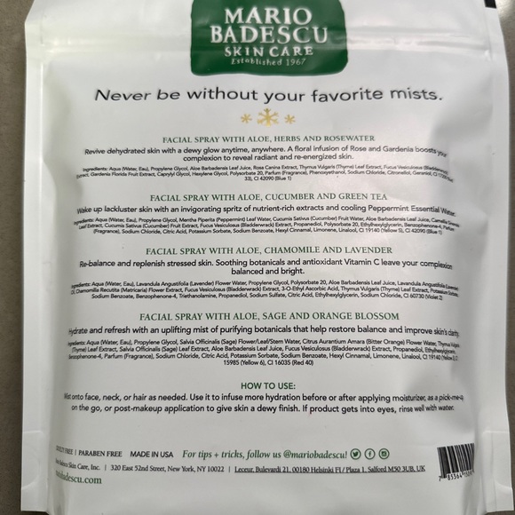 Mario Badescu holiday facial spray set - Picture 4 of 4